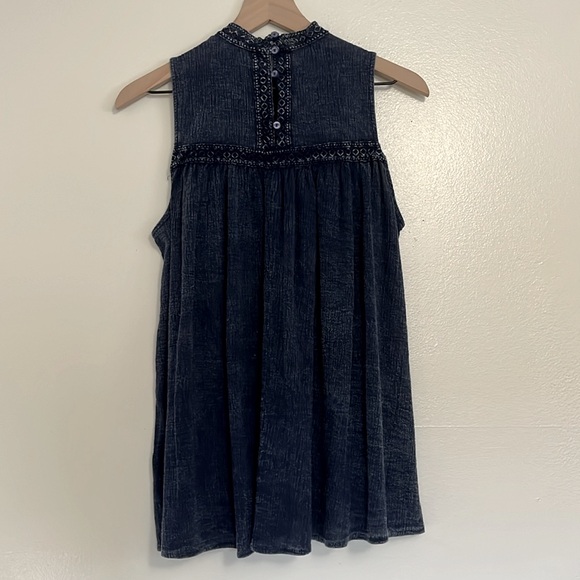 Anthropologie Eri + Ali Sweetbriar Tank in Navy - Picture 3 of 8